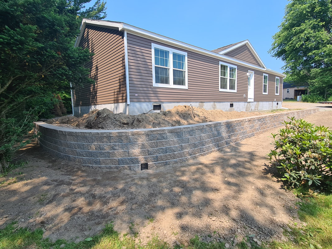 Retaining Walls project in Oswego County 2
