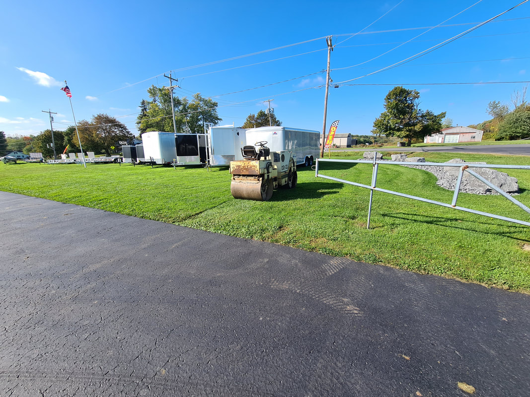 Lawn rolling and prep work in Oswego County, NY