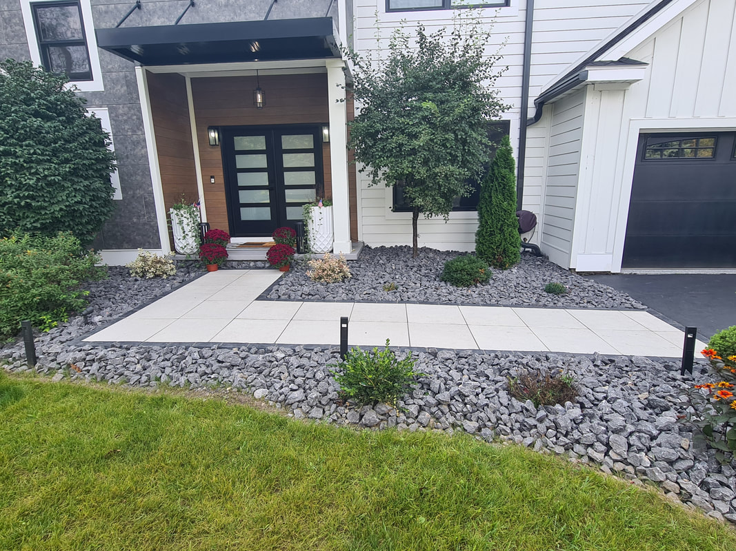 Paver Walkways project in Oswego County 2