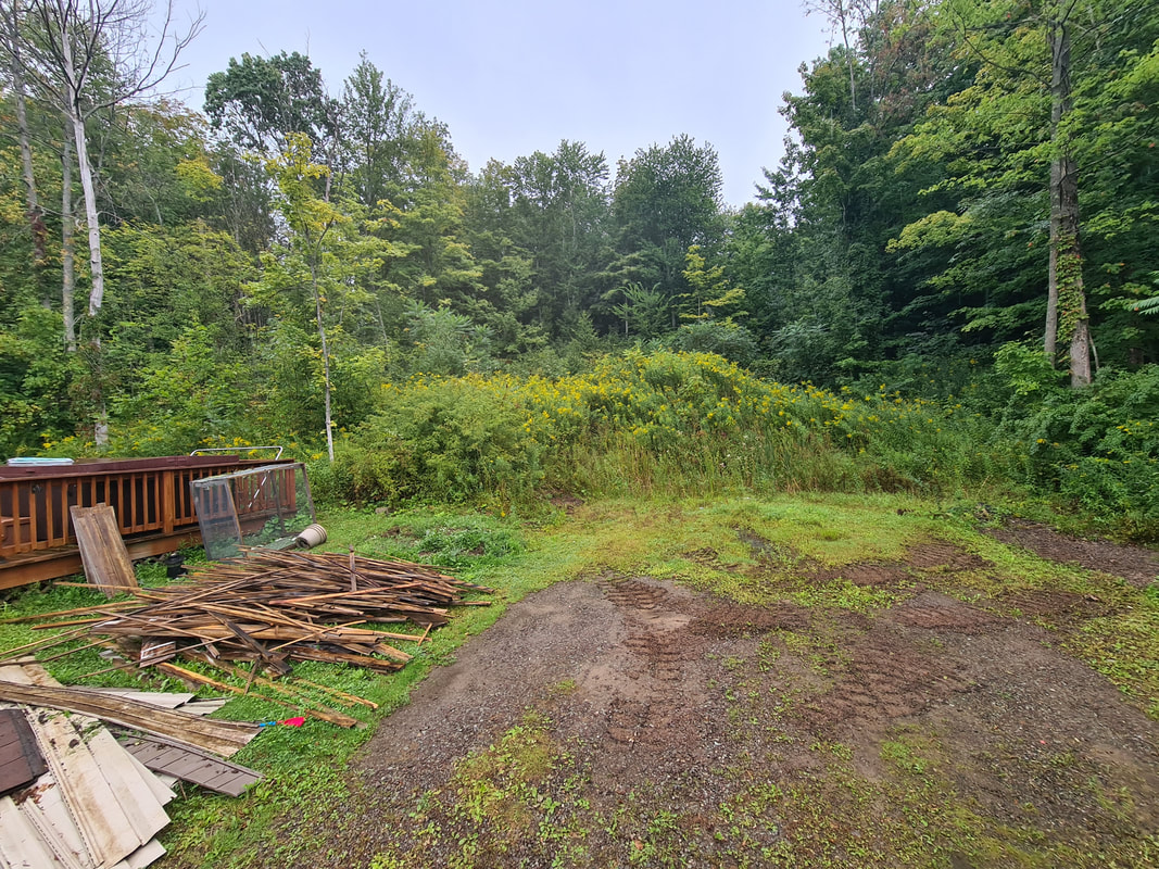 Land clearing project site in Scriba, NY